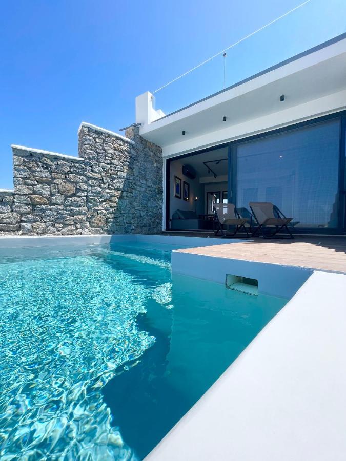 Luxury House With Private Pool At Elia Beach Mykonos Town Dış mekan fotoğraf