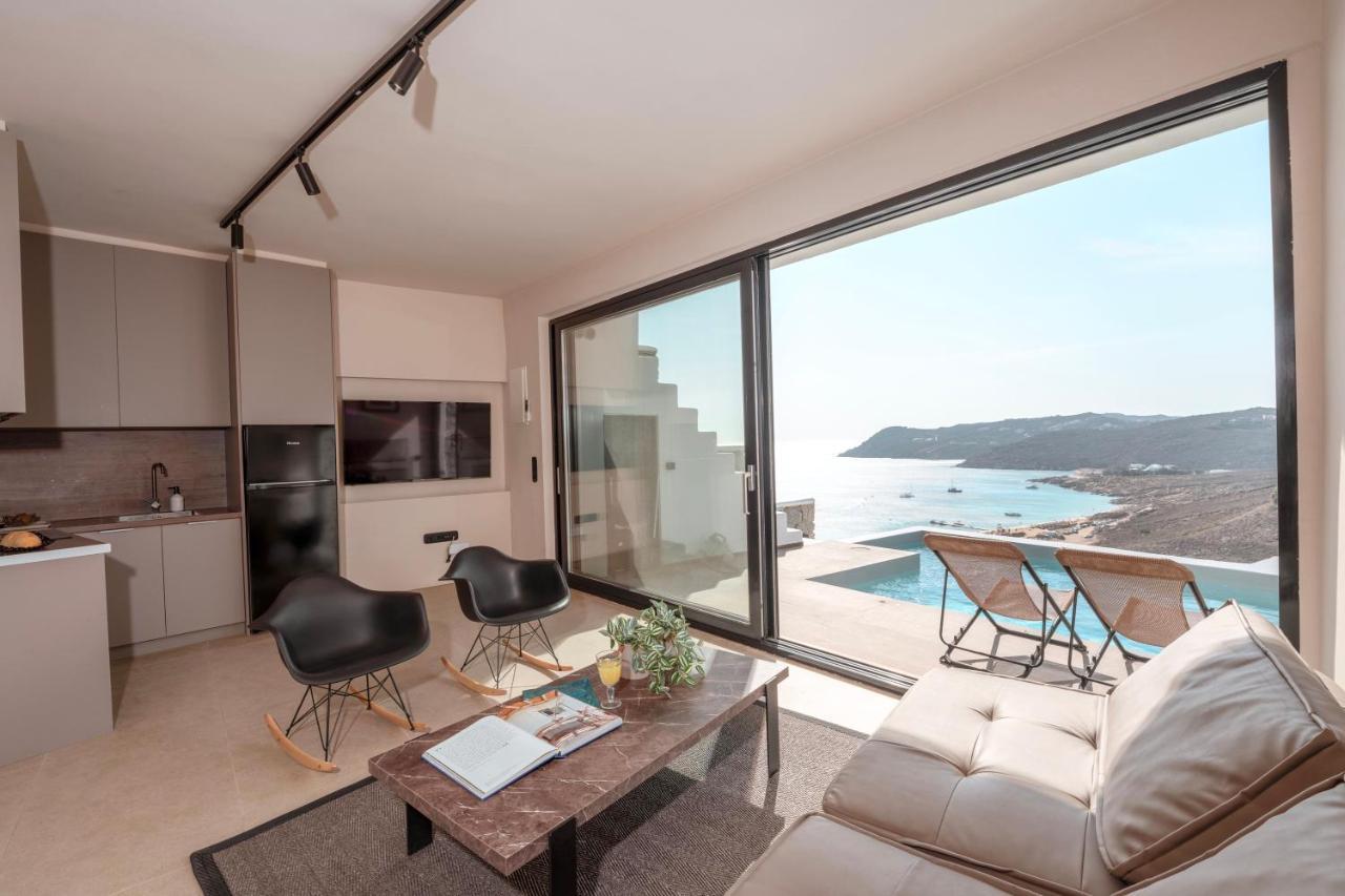 Luxury House With Private Pool At Elia Beach Mykonos Town Dış mekan fotoğraf