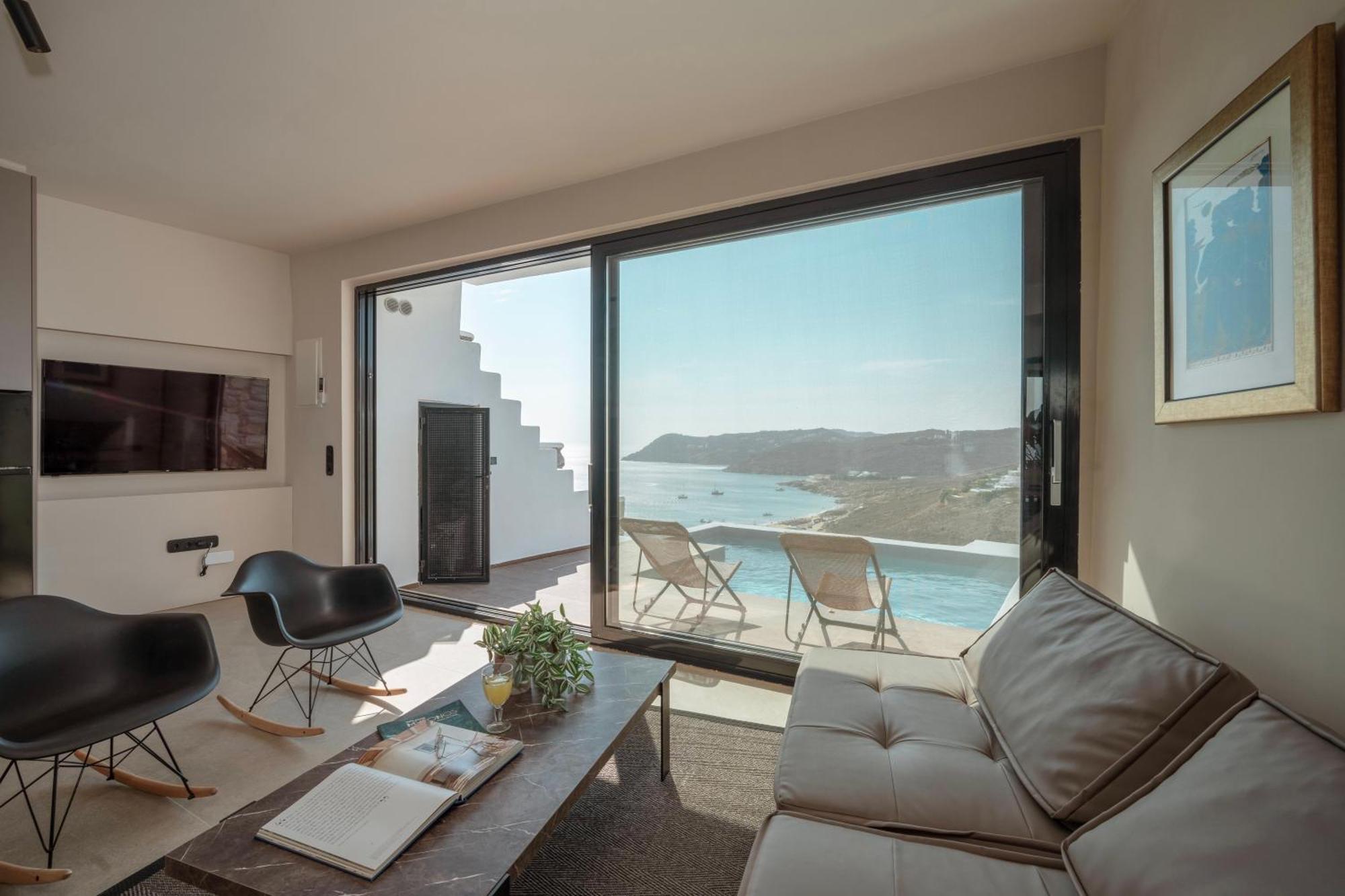 Luxury House With Private Pool At Elia Beach Mykonos Town Dış mekan fotoğraf