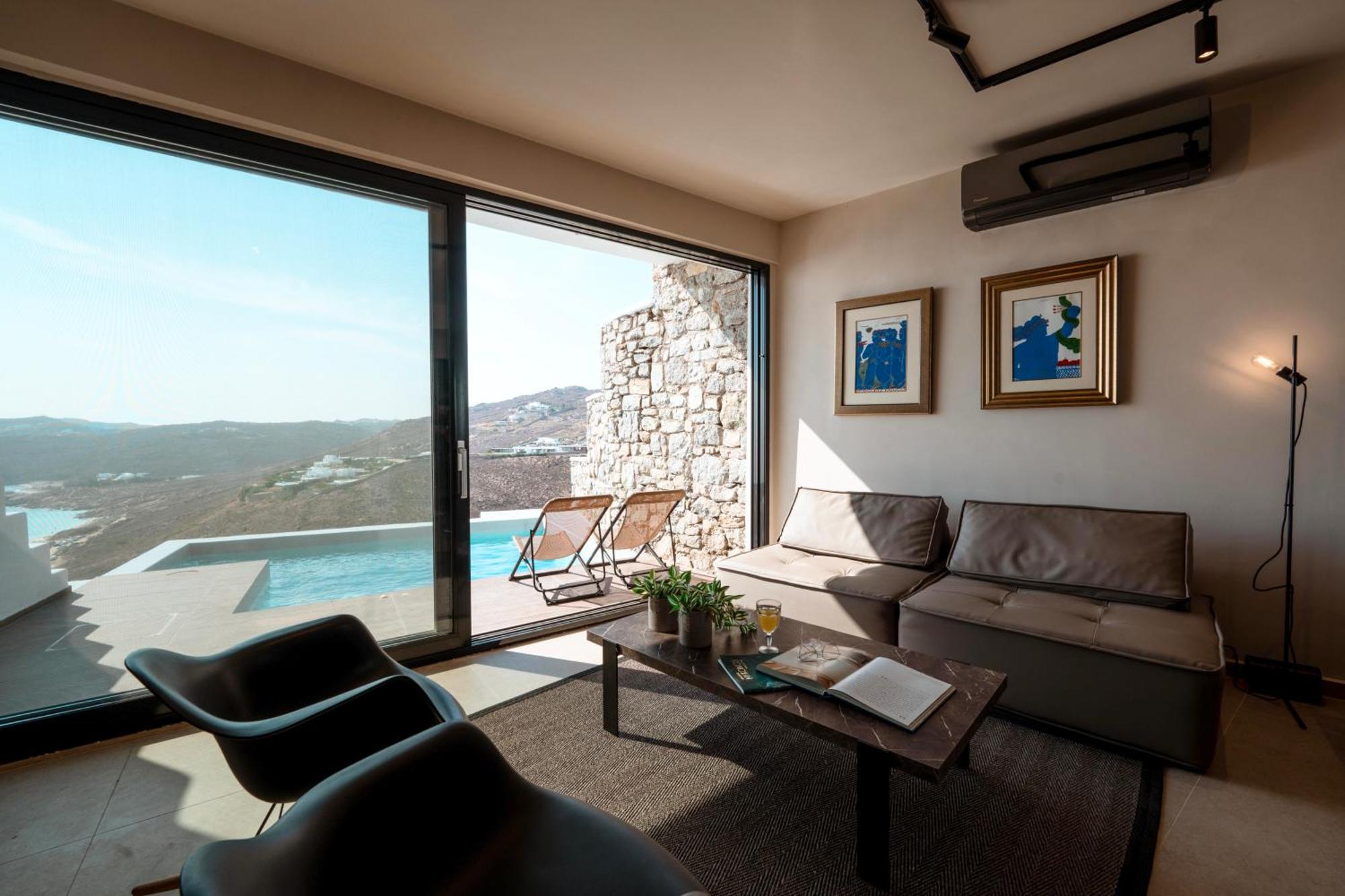 Luxury House With Private Pool At Elia Beach Mykonos Town Dış mekan fotoğraf