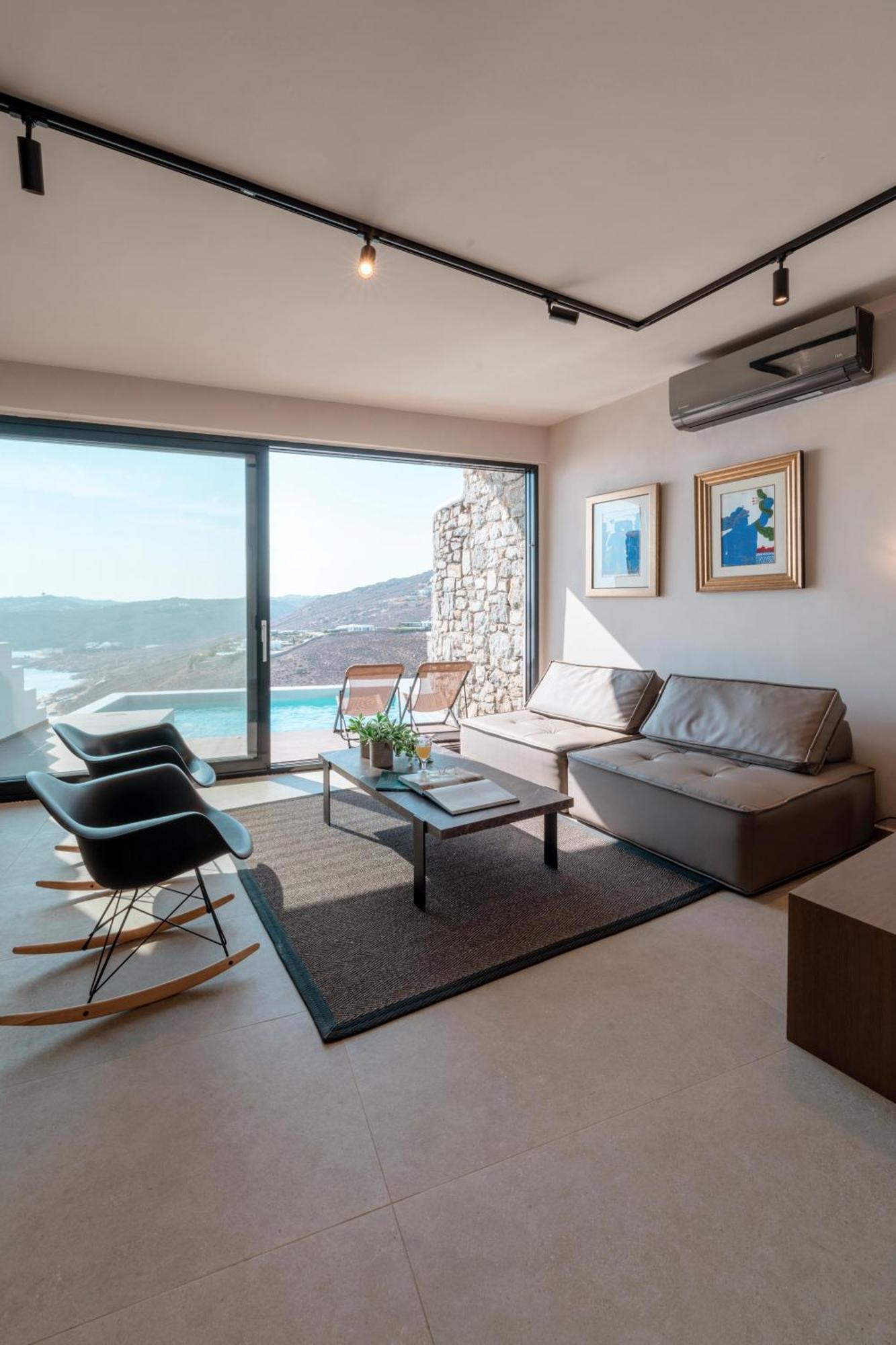 Luxury House With Private Pool At Elia Beach Mykonos Town Dış mekan fotoğraf