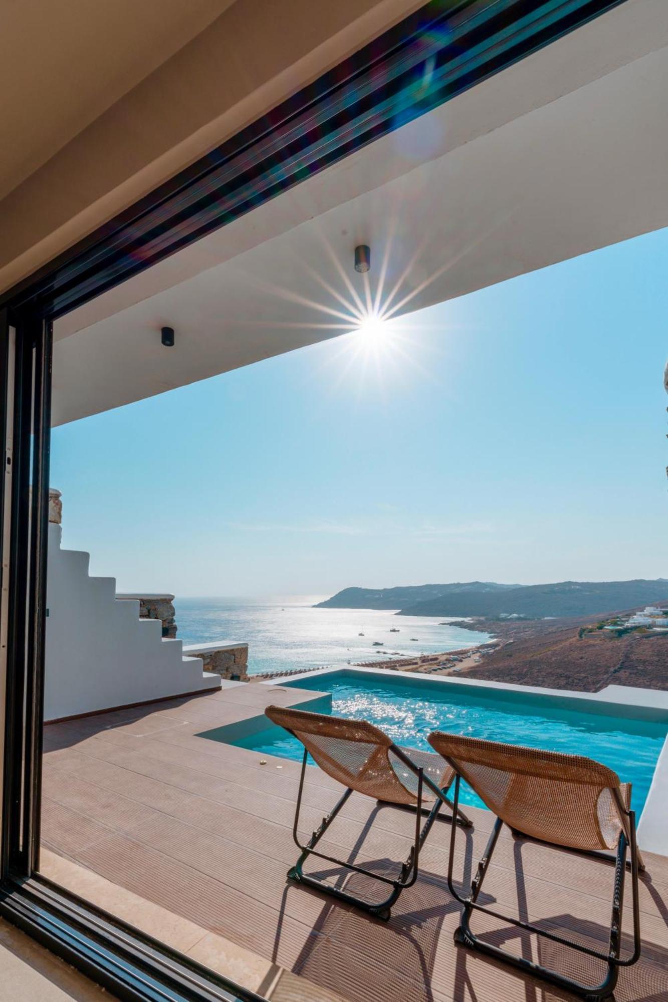 Luxury House With Private Pool At Elia Beach Mykonos Town Dış mekan fotoğraf