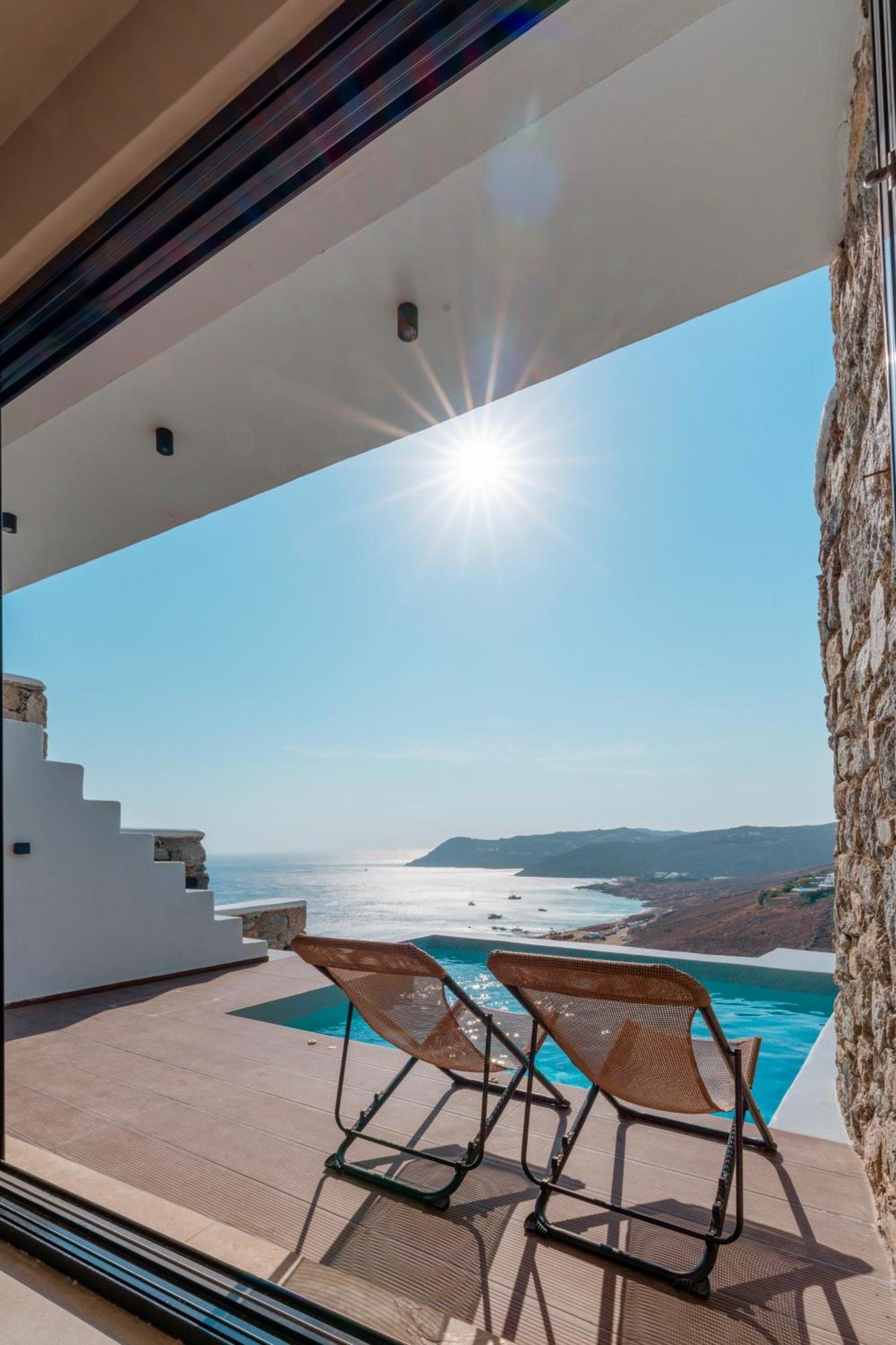 Luxury House With Private Pool At Elia Beach Mykonos Town Dış mekan fotoğraf
